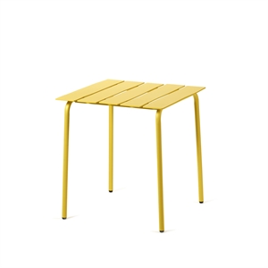 Valerie Objects Wyrównany Stół do Jadalni na Zewnątrz 70x70 Żółty