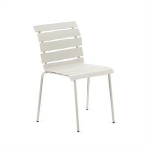 Valerie Objects Wyrównane Biały Krzesło do Jadalni na Świeżym Powietrzu