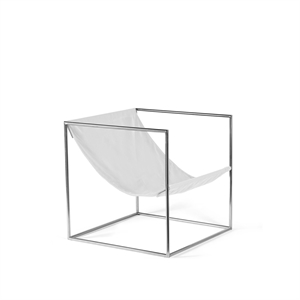 Fotel Valerie Object Solo Seat ze stali nierdzewnej/ Biały