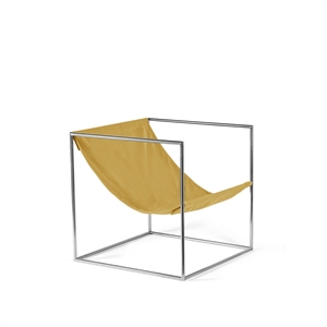 Fotel Valerie Object Solo Seat ze stali nierdzewnej/ Żółty