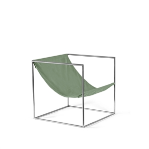 Fotel Valerie Object Solo Seat ze stali nierdzewnej/ Zielony