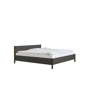 Rama łóżka Rye Sleep Veng 150x200 Szary/ Dąb wędzony