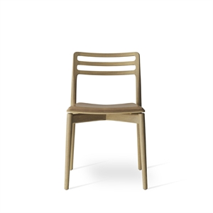 Krzesło do Jadalni Vipp 481 Jasny Dąb/skóra Piaskowy