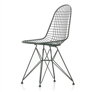 Krzesło do Jadalni Vitra Wire DKR w Kolorze Ciemnozielonym