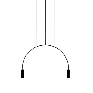 Estiluz Volta Lampa Wisząca Czarny 2 Źródła Światła