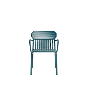 Krzesło do Jadalni Petite Friture WEEK-END z Podłokietnikami w Oceaniczny Niebieski