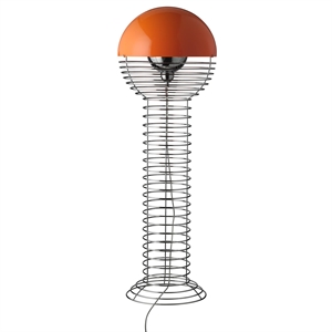 Lampa Stojąca Drut Verpan Chrom/ Pomarańczowy