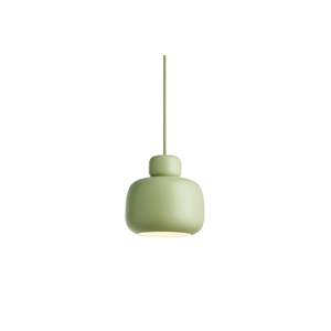 Mały Lampa Wisząca z Kamienia Woud w Mały Matcha Zielony